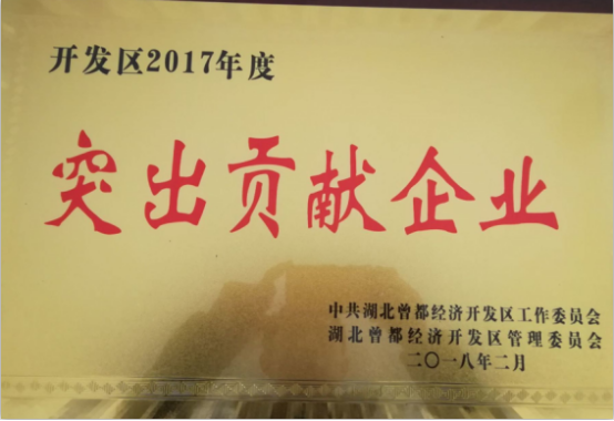 隨州億豐泵業(yè)有限公司參加曾都經(jīng)濟(jì) 開發(fā)區(qū)2017年度工作總結(jié)暨2018工作動(dòng)員會(huì)